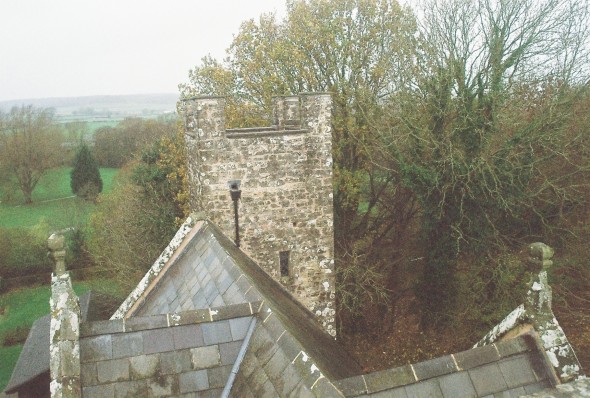 roof of the welsh gatehouse